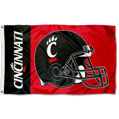 University of Cincinnati Helmet Flag Cover