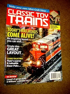 CLASSIC TOY TRAINS MAGAZINE September 2016 great Lionel track plan - Picture 1 of 1