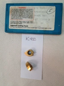5 NEW INGERSOLL KPEB44R06 CARBIDE INSERTS.  .118R  GRADE: 581    {K400} - Picture 1 of 3
