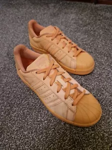 Adidas Superstar Adicolor Puesta de Sol Brillo Naranja Reflectante UK5 EU38 US5.5 ¡Raro! - Imagen 1 de 10