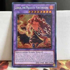 1ST EDITON ZOROA, THE MAGISTUS VERETHRAGNA 2025 BLMM-EN045 YUGIOH CARD (NM) - Picture 1 of 2