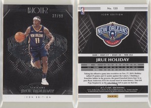 2019-20 Panini Noir Icon Edition /99 Jrue Holiday #120