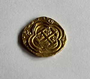 1621–65 Rare Spanish Gold 2 Escudos Coin, Cob Type – AU Condition - Picture 1 of 2