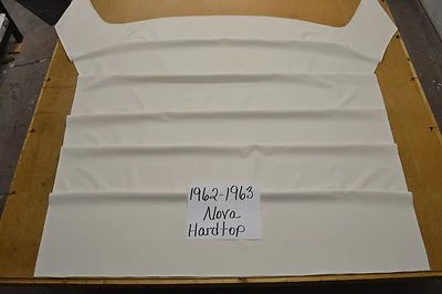 Chevrolet Nova Chevy II 1962 62 1963 63 techo rígido nieve/techo blanco brillante Foto 1 de 2