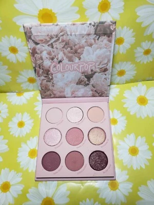 Colourpop BLUSH CRUSH 9 Pan Eyeshadow Palette Nudes Mauves Brand New In Box - Image 1 of 4