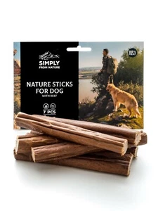 3x7St. SIMPLY FROM NATURE Hundesnack Zigarren Snack mit Rindfleisch getreidefrei - Bild 1 von 9