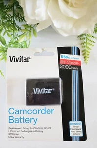 Vivitar Camcorder Lithium Ion Rechargeable Battery B23 3000mAh VIV-CB-827 - Picture 1 of 4