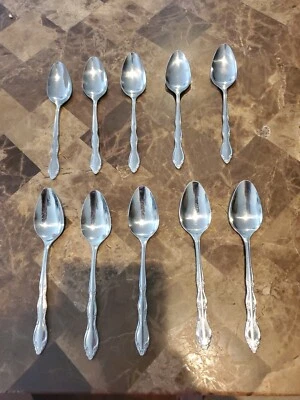 WORLD Tableware Stainless Victorian  Teaspoons Silverware Flatware - Image 1 of 4