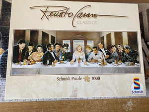 Schmidt Jigsaw Puzzle Renato Casaro Classics Cinema Stars 1000 -2 Pieces Missing - Picture 1 of 6