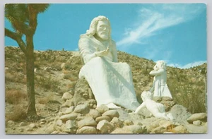 Desert Christ Park Yucca Valley California Sculpted by Antone Martin Postcard - Picture 1 of 2