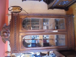 Vitrine,Bretagne,Gründerzeit,Historismus,Schrank,Antik, - Bild 1 von 11