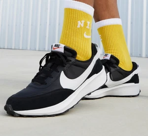 Nike Waffle Debut Schwarz Weiß Damen Sneaker Schuhe Größe UK 5,5 EU 39 - Bild 1 von 11