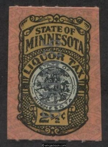 MINNESOTA Wine & Liquor Revenue MN WL21 mint, VF - Picture 1 of 1