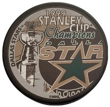 1999 STANLEY CUP CHAMPIONS DALLAS STARS NHL INGLASCO OFFICIAL HOCKEY PUCK 🇸🇰 