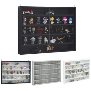 HOMCOM 5-Tier Glass Display Cabinet with 4 Adjustable Shelves - Picture 1 of 45