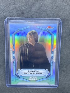Star Wars Topps Finest 2022 Silver Base Refractor Anakin Skywalker 5