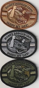 HONEY BADGER, morale patch with full hook, assorted colors - Picture 1 of 1