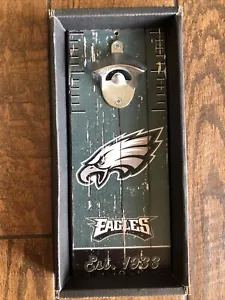 NFL Philadelphia Eagles Bottle Opener Wood Sign Wooden Sign Wall Decoration - Picture 1 of 2