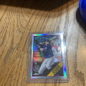 2023 Topps Chrome, Josh Jung, (RC) 35th Rookie 1988 Refractor, #88BC-15, Rangers - Picture 1 of 2