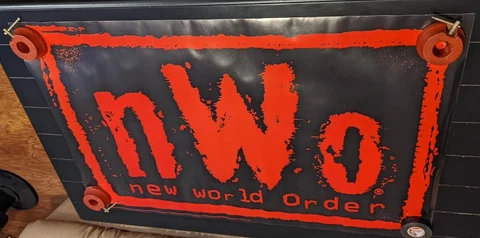 1998 NWO RED WOLF PACK POSTER WCW 22X34 1/2 STING NASH HALL SAVAGE LEX KONNAN ** Cover