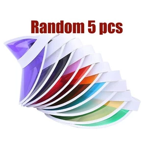 5 Pack Candy Color Sun Visors Hats Plastic Clear UV Cap for Sports Outdoor Party - Picture 1 of 17
