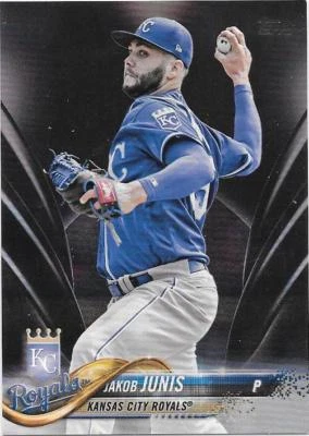 2018 Topps Baseball JAKOB JUNIS (Royals) *BLACK BORDER*..#428..#48/67 - Image 1 of 3