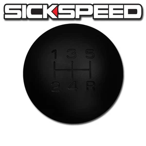 175E BLACK MANUAL SHIFT KNOB SHORT THROW SHIFTER 5RDR SELECTOR 12X1.75 S05 - Picture 1 of 1