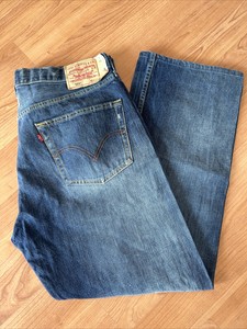 Original Levi's 501 Vintage Jeans in Light Blue (W38 L32)