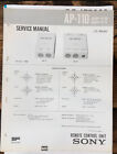 Sony AP-110 AP-10 AP-11 Remote Control Unit  Service Manual *Original*