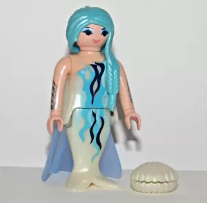 Playmobil Queen Sirena con mantello blu e capelli blu - fuori produzione - C3 - Foto 1 di 4