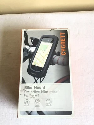 Nueva Funda para Teléfono Celular iPhone 5 Caja Abierta Cygnett Negra Montaje Bicicleta Resistente a la Intemperie Foto 1 de 2