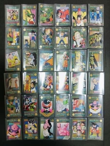 Carte Dragon Ball Z Visual Adventure full set part 95EX Bandai 1995 36/36 - Imagen 1 de 12