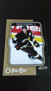 FREE SHIPPING-Chris Pronger-2007/08 Opee-Chee Hockey-HOF-Ducks