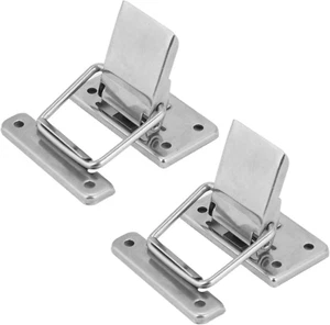 Latch Hasp, Kabinett-Kasten-Verriegelungs-Haspe 2pcs Edelstahl-Hardware-Kabinett - Bild 1 von 6