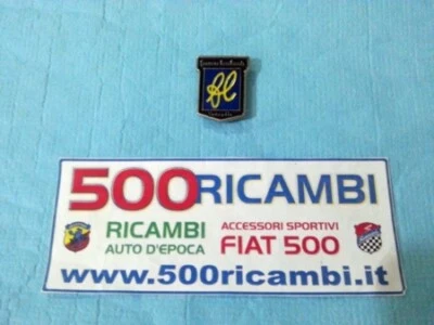 FIAT 500 LOGO FRANCIS LOMBARDI STEMMA CROMATO MY CAR