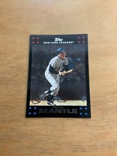 Mickey Mantle Baseball Card #7-2007 Topps