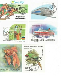 Collezione blocchi Madagascar, 8 pezzi - Foto 1 di 2