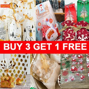 large christmas cellophane bolsas