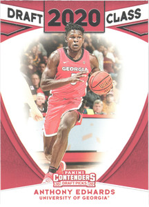2020 Panini Contenders draft picks Draft Class Anthony Edwards
