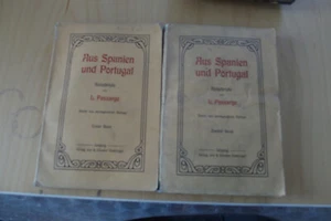 1907: L. Passarge Aus Spanien und Portugal 2 Bände - Bild 1 von 1