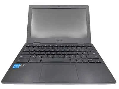ASUS Chromebook C204MA 11.6” HD Laptop Intel Celeron N4020 4GB RAM 32GB eMMC - Image 1 of 4