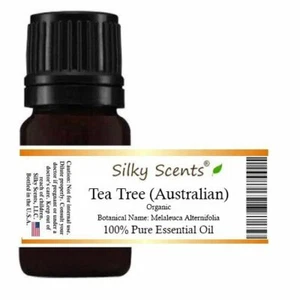 Tea Tree Organic (Australian) Essential Oil (Melaleuca Alternifolia) 100% Pure T - Picture 1 of 14