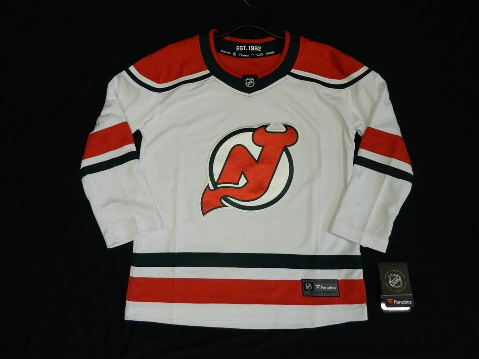 Official New Jersey Devils YOUTH Breakaway XmasTree THROWBACK Jersey S/M Reg.$80 - Image 1 of 1