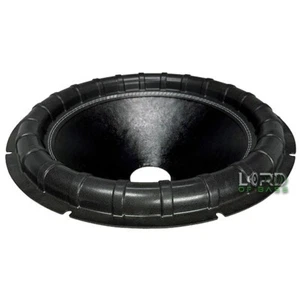 Cono de subwoofer de 18" con altavoz envolvente acanalado piezas reparación - Imagen 1 de 4