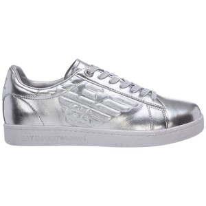 scarpe armani argento