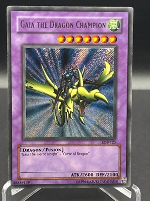 Gaia the Dragon Champion - Rare Misprint Yu-Gi-Oh! Vintage Card - Image 1 of 4