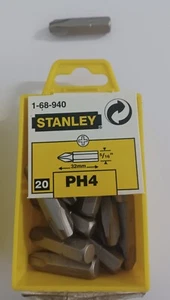 CAJA 10 PUNTAS DESTORNILLADOR STANLEY PHILLIPS PH4 - Imagen 1 de 2