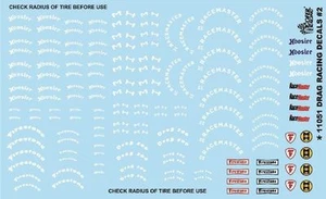 Gofer Racing 11051 x 1/24-1/25 Drag Racing Tire Logos #2 - Picture 1 of 1