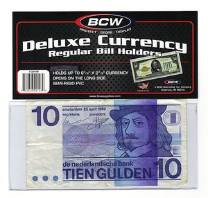*20 TITULARES DE MANGAS DE MONEDA DE LUJO - BILLETES REGULARES*Lote Jn17* - Imagen 1 de 1