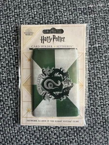 Harry Potter Wizarding World Minalima Card Holder Slytherin Brand New - Foto 1 di 2